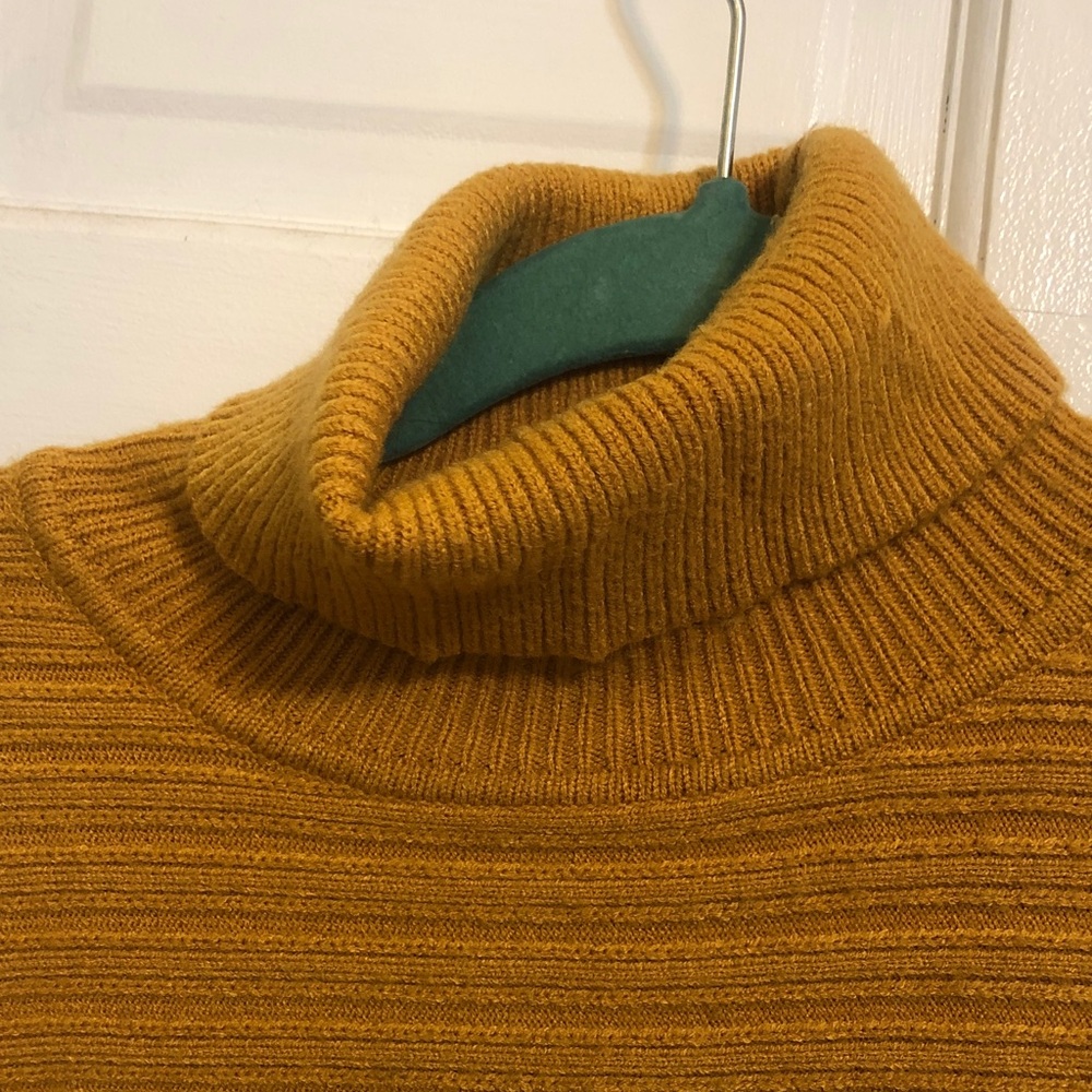 Jones New York Golden Ribbed Turtleneck Sweater - Picture 2 of 3
